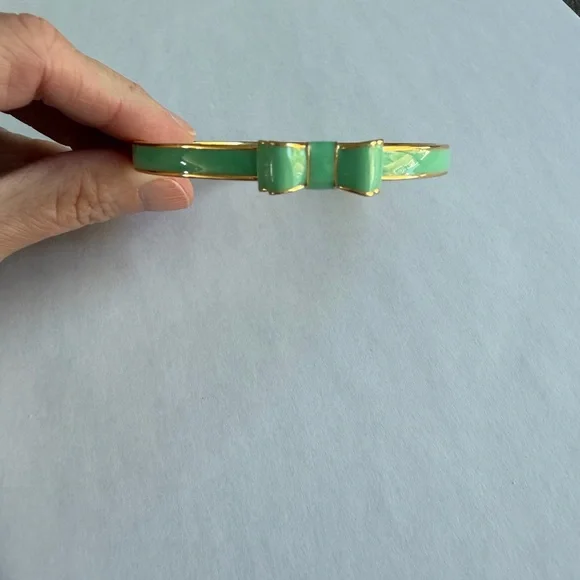 Kate Spade seafoam green bangle bracelet - Picture 2 of 4